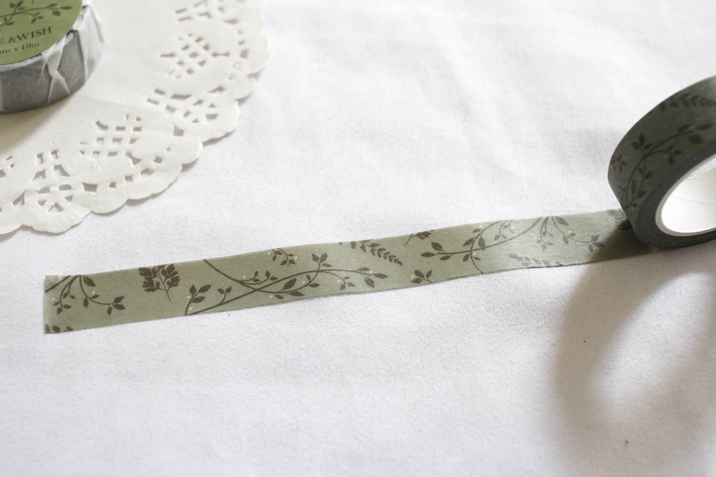 From the Forest and Marigold Ribbon Washi Tape Set, Note & Wish Washi