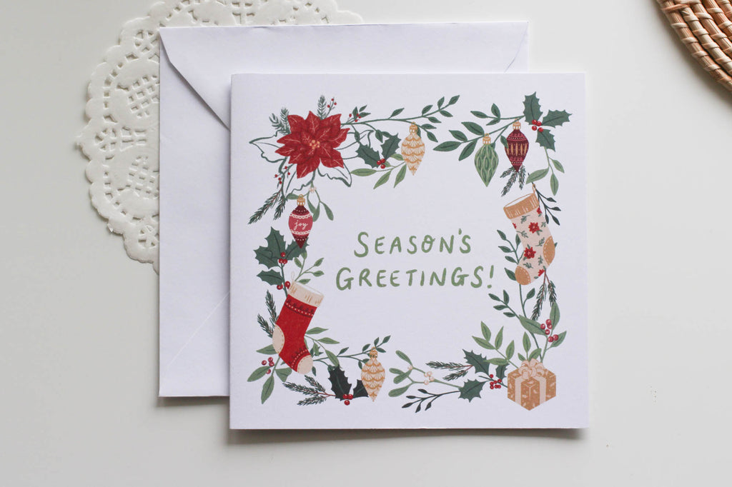 Season's Greetings Greeting Card
